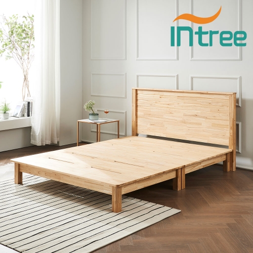 참죽 원목 보드해드 평상 슈퍼싱글침대 본넬골드매트포함 국산 원목침대