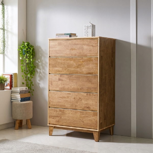 인트리 러버트리 원목 5단 서랍장