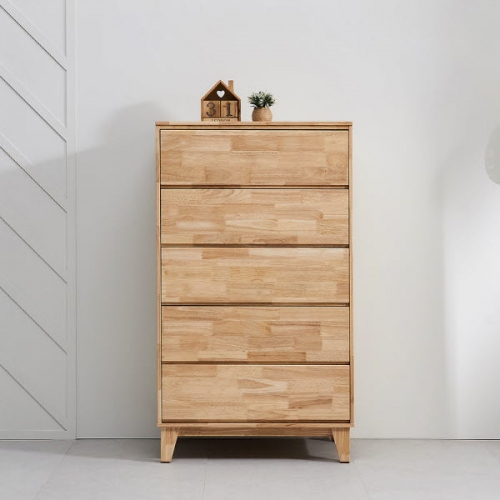 인트리 러버트리 원목 5단 서랍장