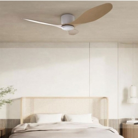 한국브랜드 벨로스 실링팬 48인치 오크날개 2개색상 조명불포함 낮은층고형 한국형 IoT기능