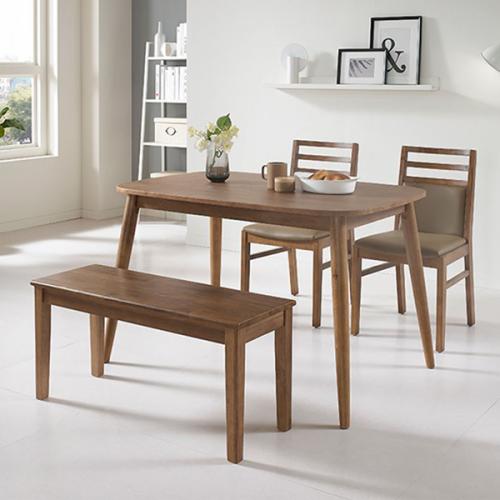 리치 원목 4인 식탁세트 의자형 월넛