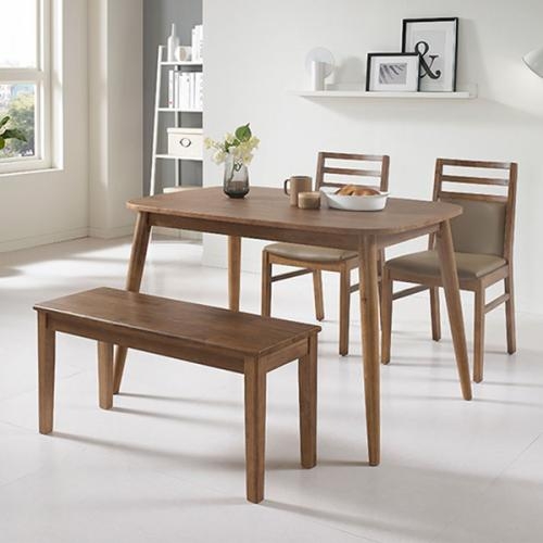 리치 원목 4인 식탁세트 의자형 월넛