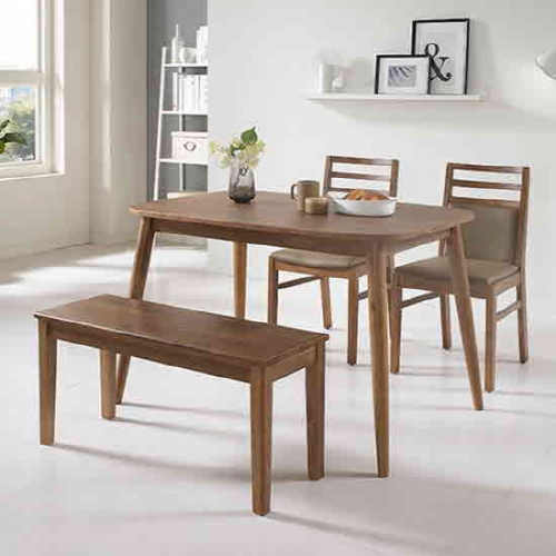 리치 원목 4인 식탁세트 의자형 월넛