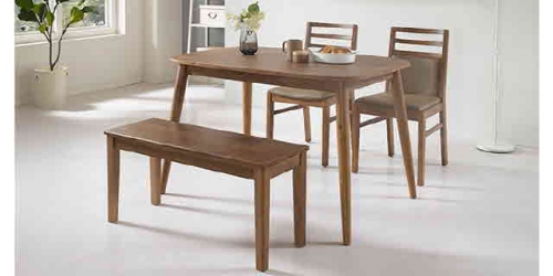 리치 원목 4인 식탁세트 의자형 월넛
