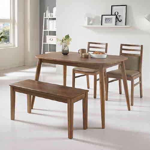 리치 원목 4인 식탁세트 의자형 월넛