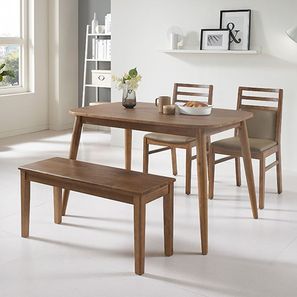 리치 원목 4인 식탁세트 의자형 월넛