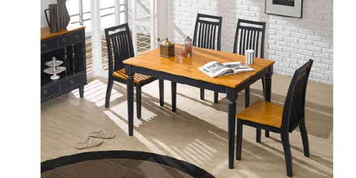 첼로 원목 4인 서랍 식탁세트 의자형