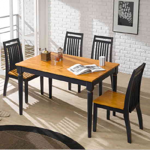 첼로 원목 4인 서랍 식탁세트 의자형