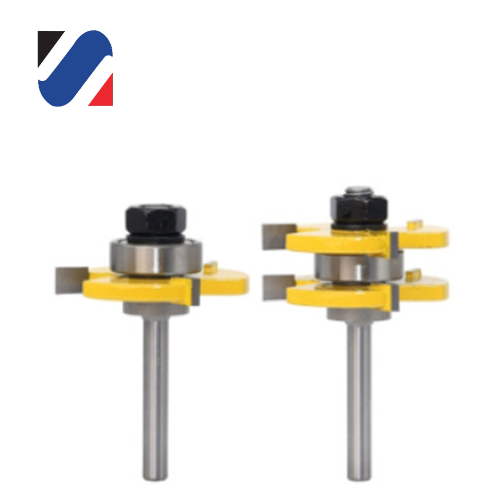 텅앤그루브비트 T커터 2개 6mm 8mm 12mm 1세트