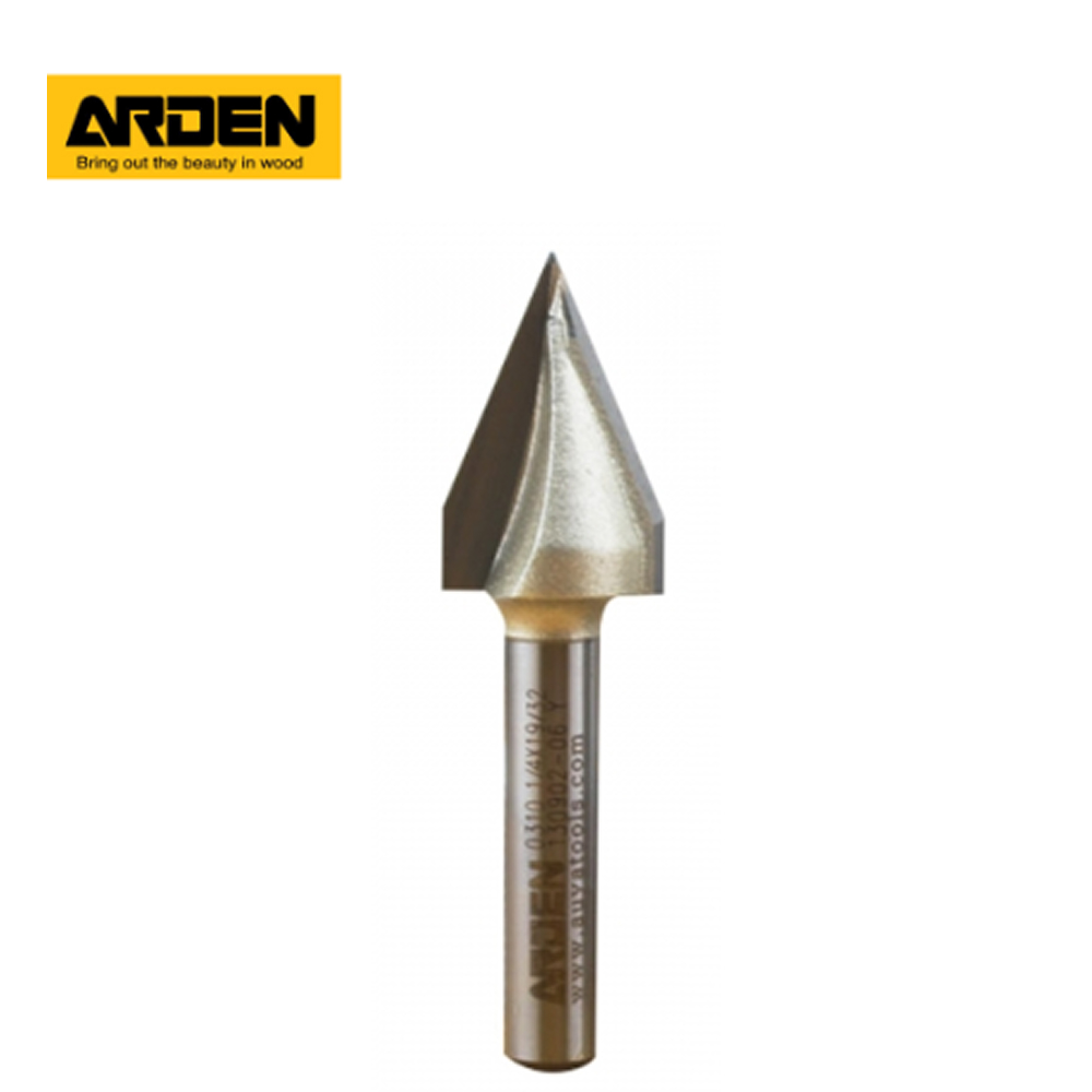 Arden 아덴 6.35MM 트리머비트 60도 삼각비트 15.8MM