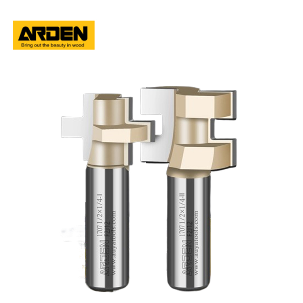 Arden 아덴 트리머 인치 6.35mm 장부비트 2종세트