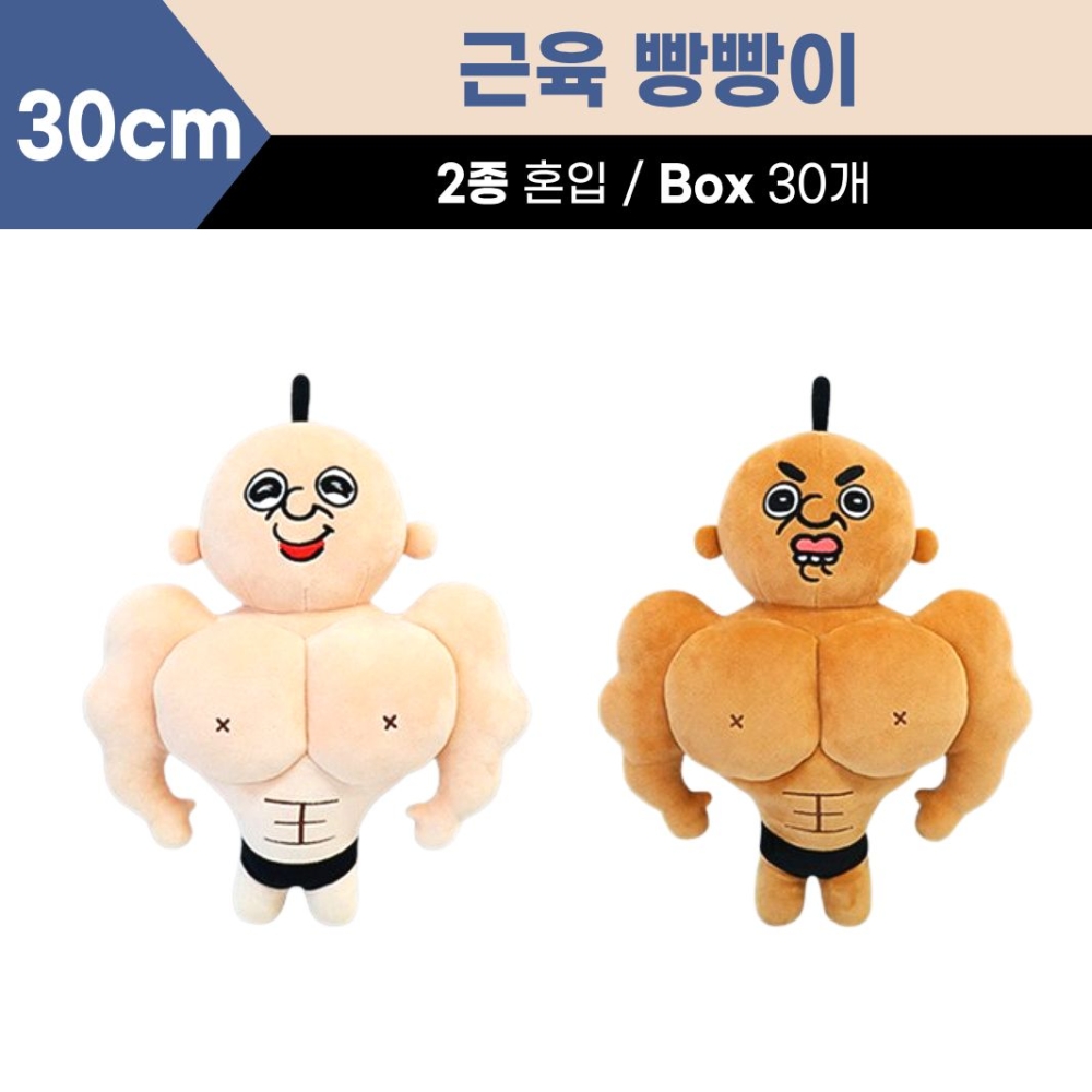 30cm 중형 근육빵빵이2종