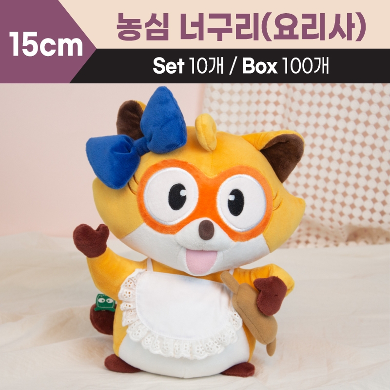 15cm 농심 너구리(요리사)