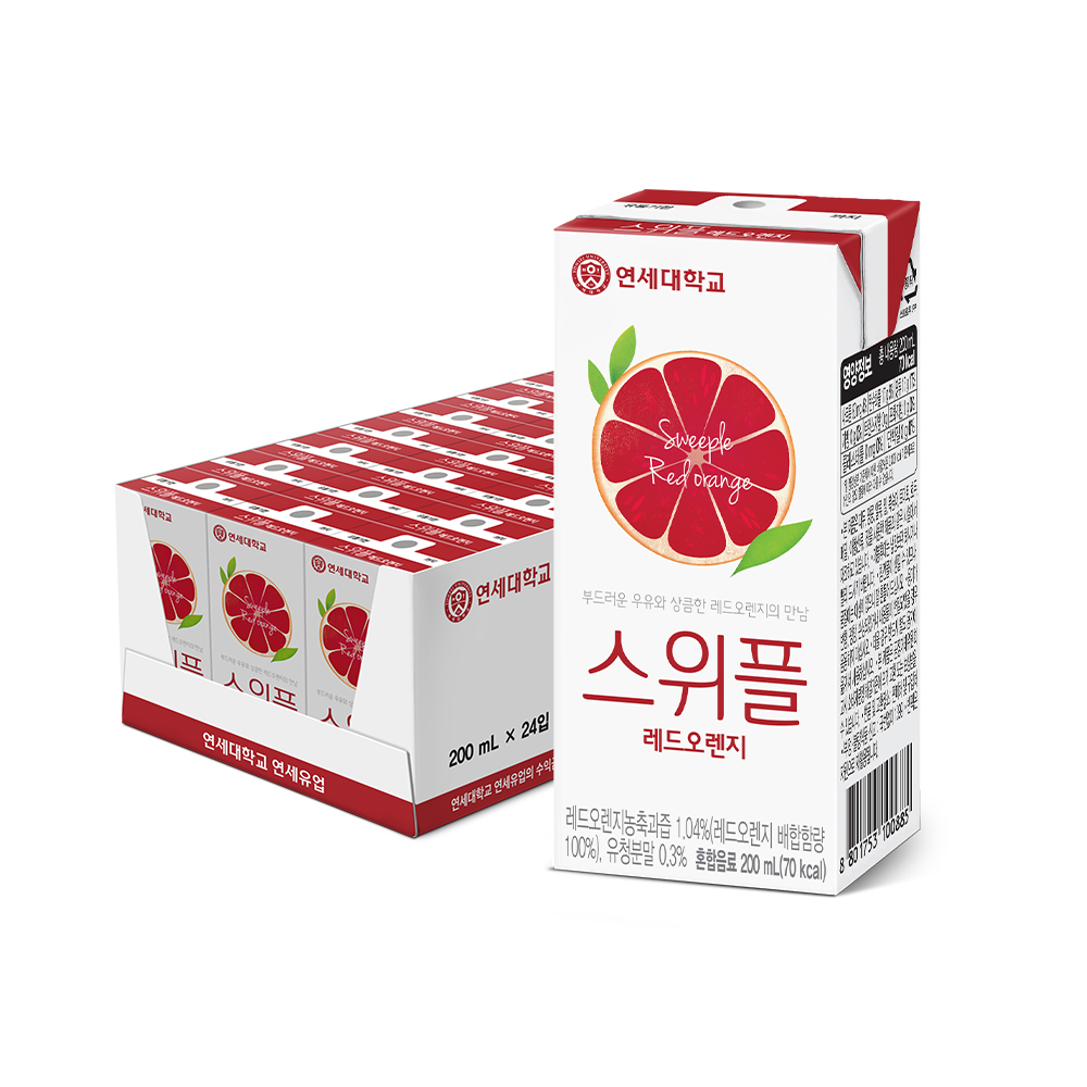 스위플 레드오렌지 200ml (24팩)