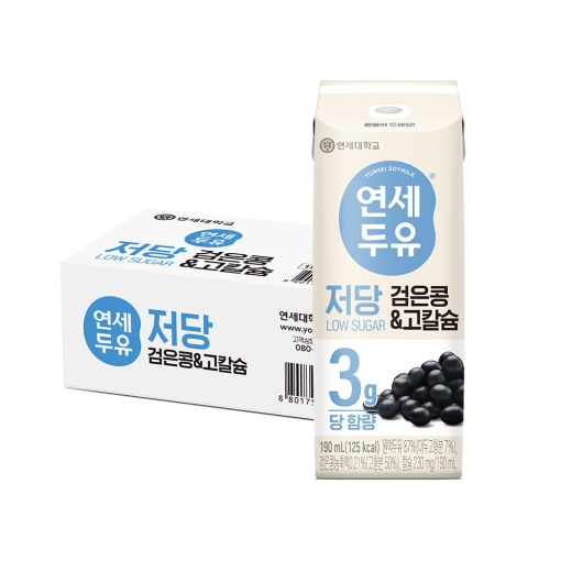 저당 검은콩&고칼슘 두유 190ml (24팩)