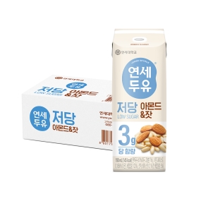 저당 아몬드&잣 두유 190ml (24팩)
