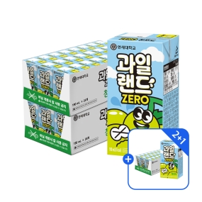 ★Best셀러 2+1드려요★ 과일랜드 zero 청포도 190ml 2+1박스