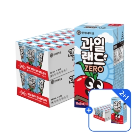 ★Best셀러 2+1드려요★ 과일랜드 zero 사과 190ml 2+1박스
