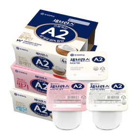 세브란스 A2 요거트 플레인+딸기+레몬 80g (4입) 맛별로 1박스