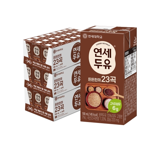든든한끼 23곡 두유 190ml (72팩)