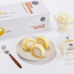 생크림빵 크림치즈우유롤 1박스 (6개입)