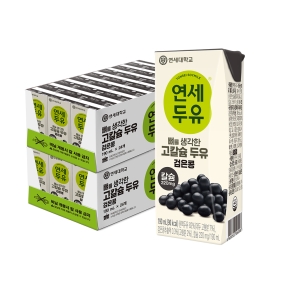 ★임직원FAMILY SALE★ 뼈를 생각한 고칼슘 두유 검은콩 190ml (48팩)
