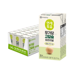 무가당 고칼슘 오리지널 두유 190ml (24팩)