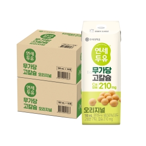 무가당 고칼슘 오리지널 두유 190ml (32팩)