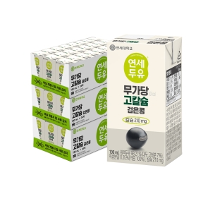 무가당 고칼슘 검은콩 두유 190ml (72팩)