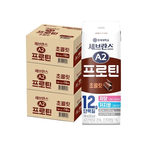세브란스 A2 프로틴 초코맛 190ml (48팩)