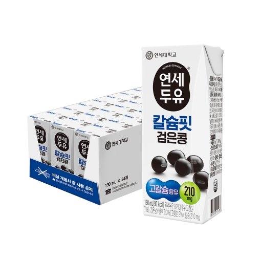 칼슘핏 검은콩 두유 190ml (24팩)