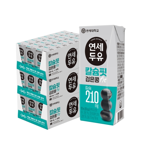 칼슘핏 검은콩 두유 190ml (72팩)