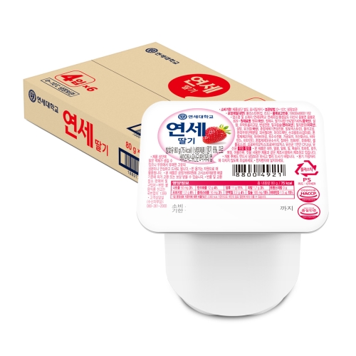 ★무료배송 예약 10/2 일괄출고★ 떠먹는 요거트 딸기 80g (24입)
