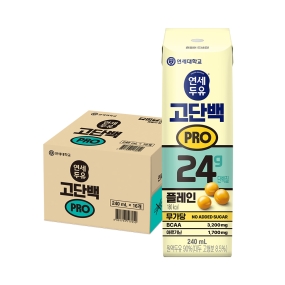 고단백 PRO 플레인 두유 240ml (16팩)