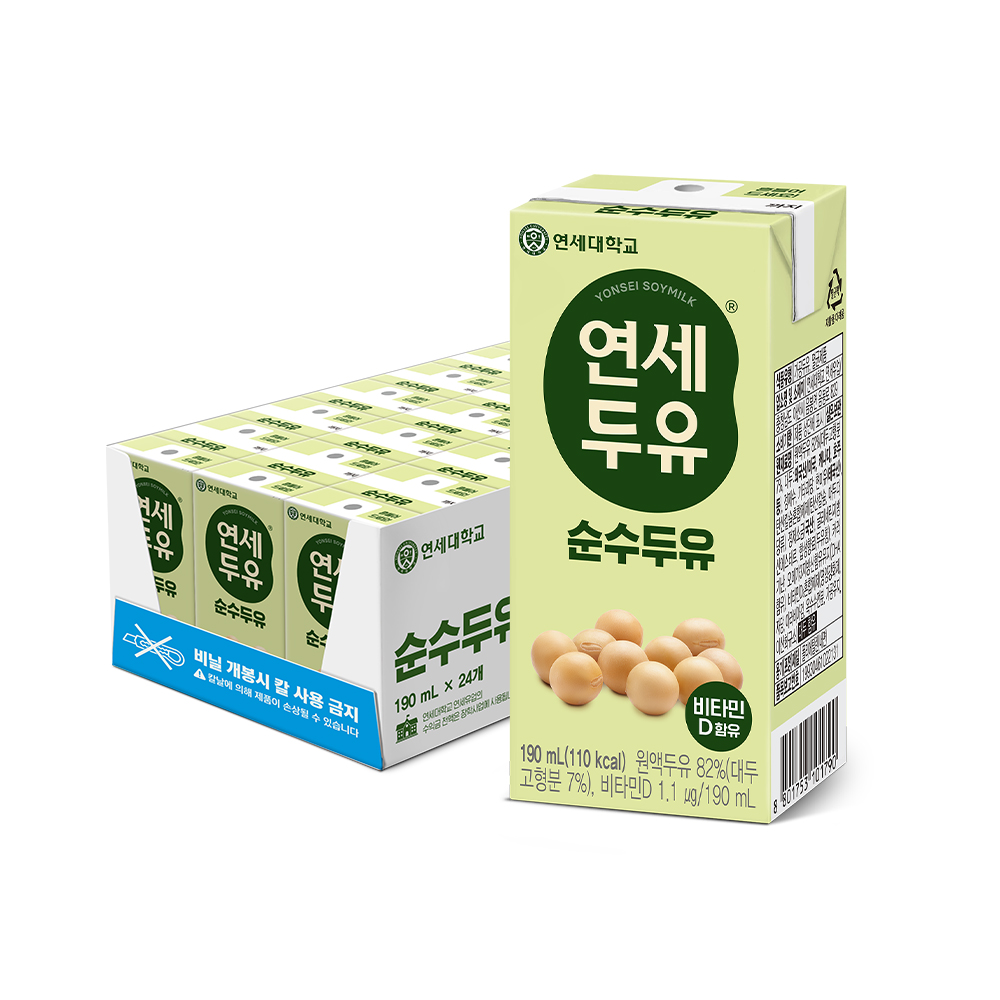 순수 두유 190ml (24팩)