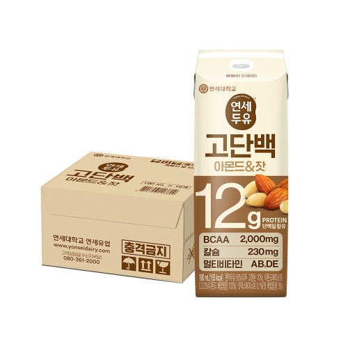 고단백 아몬드&잣 두유 190ml (16팩)