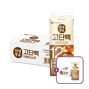 고단백 아몬드&잣 두유 190ml (48팩)