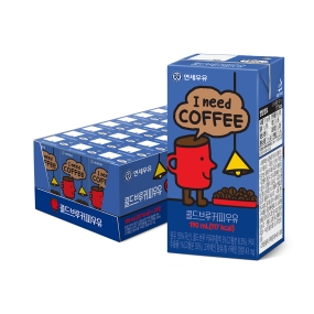 멸균 콜드브루 커피우유 190ml (24팩)