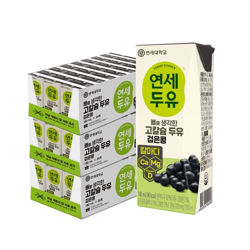 뼈를 생각한 고칼슘 두유 검은콩 190ml (72팩)