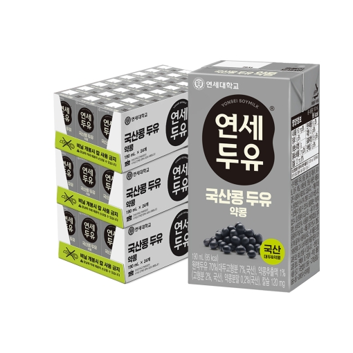 국산콩 약콩 두유 190ml (72팩)