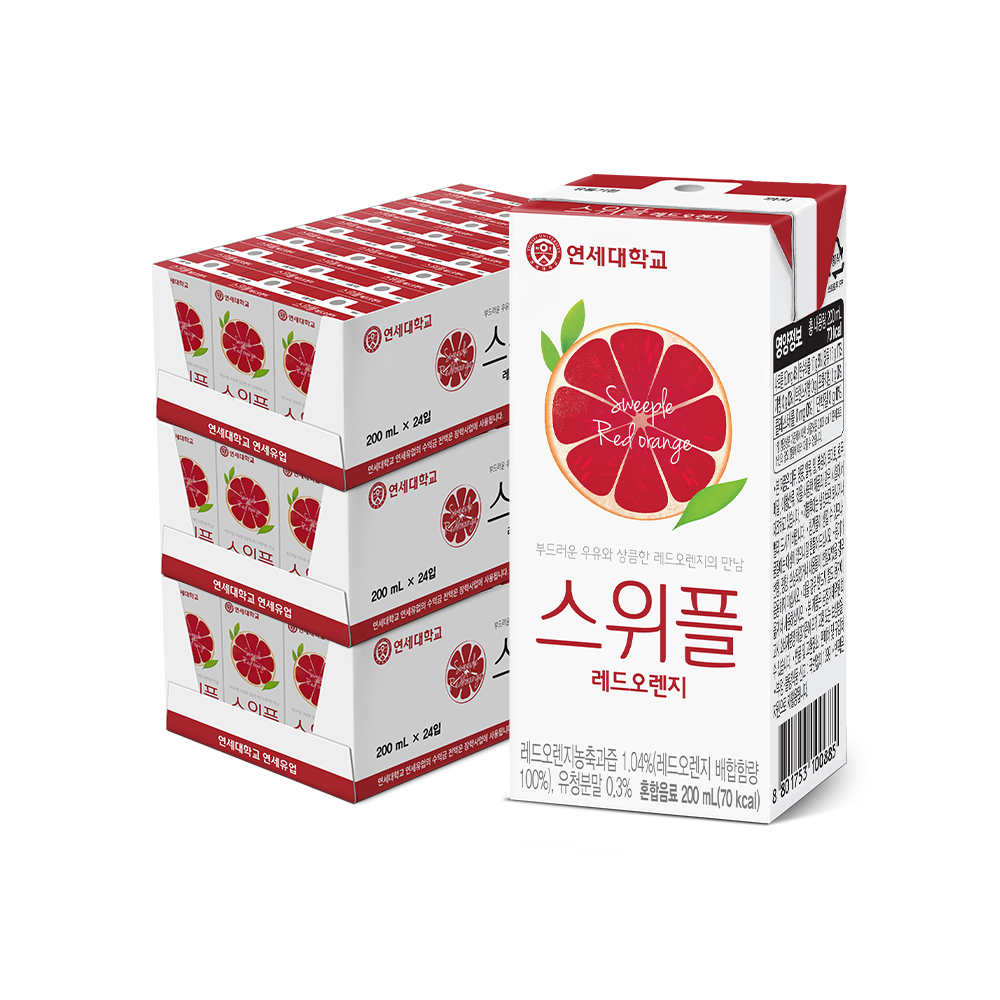 스위플 레드오렌지 200ml (72팩)