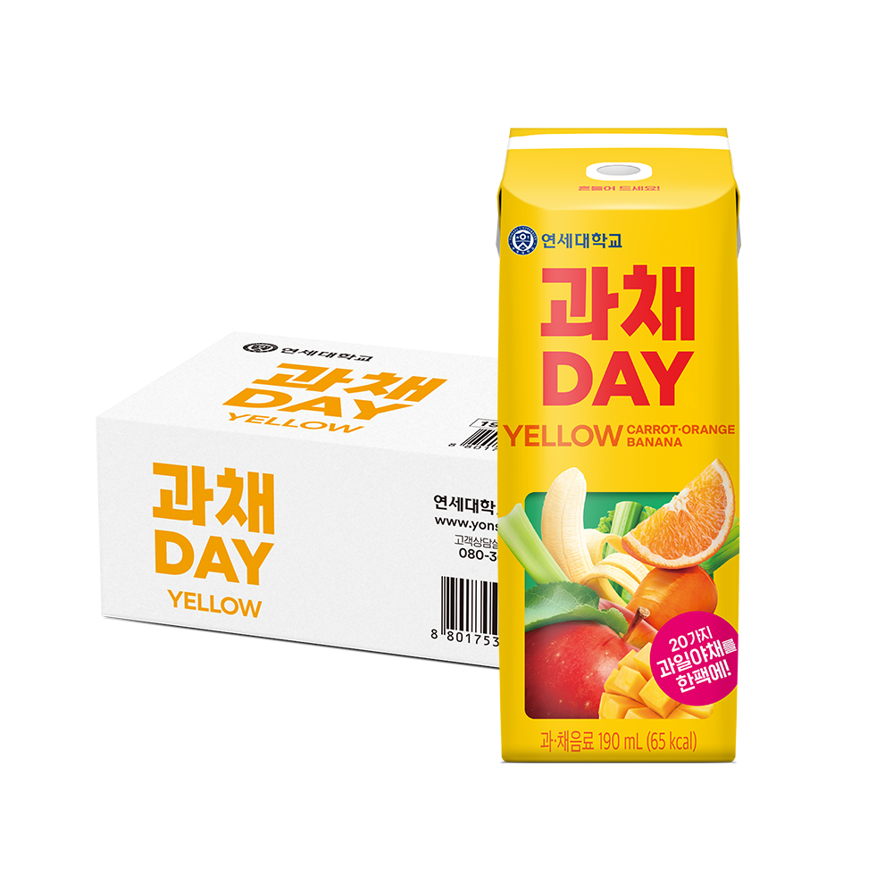 과채DAY 옐로우 190ml (24팩)