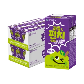 과일펀치 청포도 190ml (48팩)