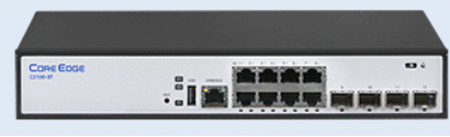 C3100-8P [CoreEdge 코어엣지 기가 8P PoE허브+10G광 4SFP]
