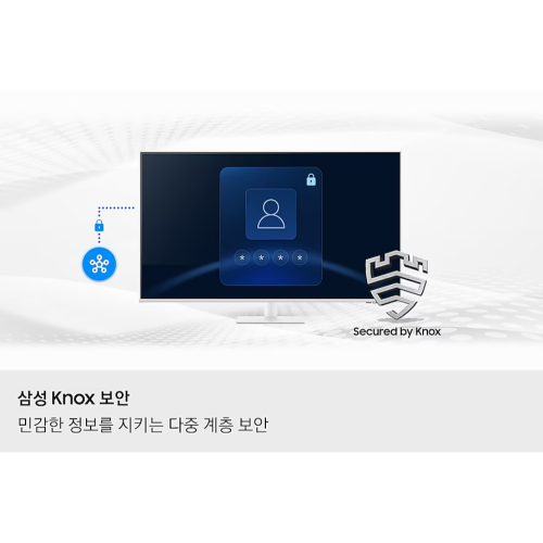 삼성 2025 4K 스마트모니터 M1 화이트 LS43FM1E3UKXKR