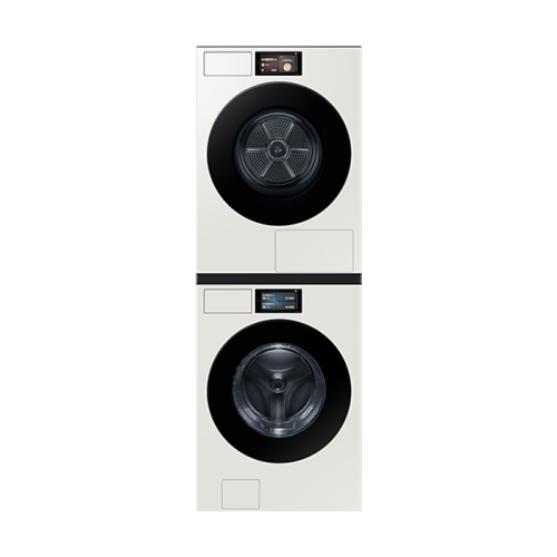 삼성 비스포크 AI 세탁기 건조기 세트 25/22kg + 상단 설치 키트 WF90F2522ACHY 그레이지