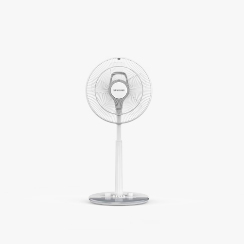 삼성 스탠드형 저소음 선풍기 4단 초미풍 5엽 SFN-X35GSPA 화이트 + 플레인에어