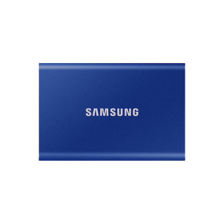 삼성 외장하드 SSD T7 USB 3.2 Gen 2 2 TB (인디고 블루) MU-PC2T0H/WW