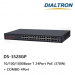 DS-3528GP 24포트 POE 370W 기가 L2 스위칭허브 + 4Port SFP-GBIC