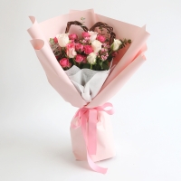 여자친구 생화꽃다발